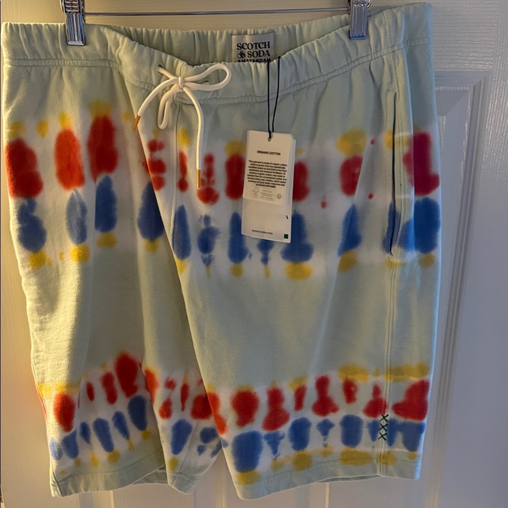 Scotch & Soda Multicolor Tie-Dye Swim Trunks